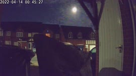 Security camera captures meteor illuminating sky as it flies over Worcester, UK