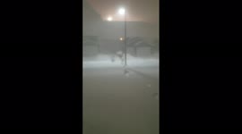 Blizzard conditions hit North Dakota from powerful low pressure system