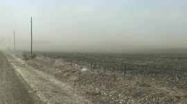 US: Strong Winds Bring Dusty Haze To Parts Of South Dakota