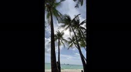 Beach in Boracay Phillipines during Covid 19 month of January 2022