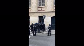 France: Clashes Erupt At Student Protest Against Presidential Runoff Candidates 2