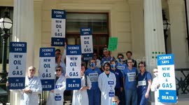 Protest for Scientist Emma Smart on hunger strike after being refused bail
