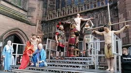 The bible story of jesus on the cross