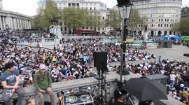 Christian celebration at Trafalgar Square