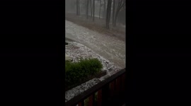 US: Tornado Producing Storm Brings Heavy Rain And Hail To Northern Arkansas
