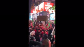 US: Supporters Of Pakistani Former PM Imran Khan Gather For Protest In NYC Times Square