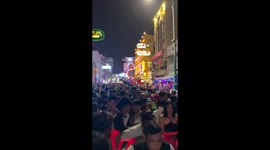 Songkran celebrations in Bangkok, Thailand