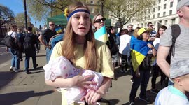 Demonstration of the 52-day Russian invasion of Ukraine, London, UK
