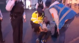 Extinction Rebellion arrests at Marble Arch, London