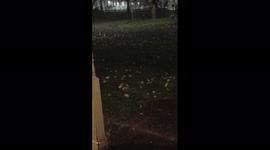 US: Large Hail Hits Parts Of Northern Arkansas