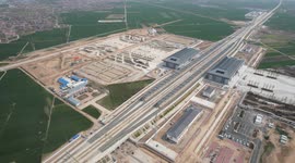 High-speed Railway Comprehensive Inspection Train Run In Henan, China
