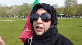 Thousands protest against the export minister of puppets to protect Pakistan, London, UK
