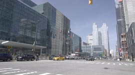 Street scene view from 11th Avenue with street view  and Javits Center