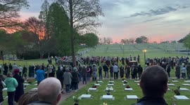 US: Easter Sunrise Service At Moravian Church In Winston-Salem, North Carolina