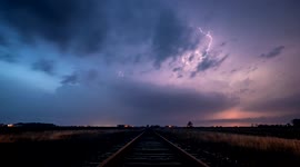 Gorgeous 4k lightning time-lapse video from Iowa