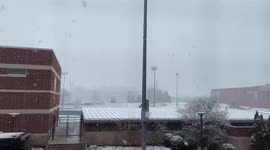 Pennsylvania slammed by unseasonal spring snow storm
