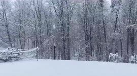 US: Easter Monday Snow Blankets Parts Of Mid-Atlantic 2