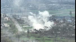 Ukraine war 2 years on: Smoke rises from Russian shelling in besieged Mariupol