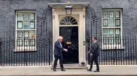 UK PM Boris Johnson welcomes Kurdish counterpart to 10 Downing Street as Partygate pressure mounts