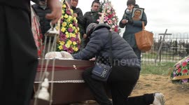 'Don't have hatred, only love': The positive message from families burying dead in Bucha