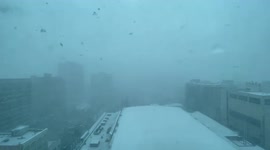 Warning issued after heavy April snow slams Calgary, Canada