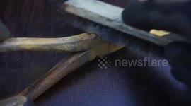 YouTuber carries out incredibly satisfying restoration of rusty old pliers