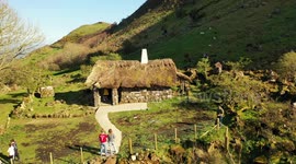 Game of Thrones Filming Location - Hidden Village Dramatic Landscape By Drone