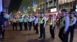 Arrests on London's Oxford Street after '4/20 Day' celebrations turn violent