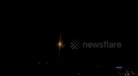 Heart-racing clip shows Iron Dome intercepting rockets fired from Gaza Strip