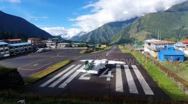 Jet Blast and Take off at Lukla Airport | Worlds most dangerous airport