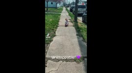 'Resilient 4 y/o girl proving to the world that no challenge in life is unconquerable'
