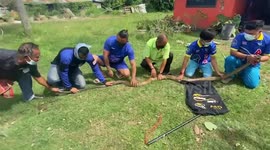 Large 13ft-long king cobra invades family's home in Thailand