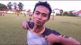Gol simple ala RIDHO FAHMA ANUGRAH le gawang lawan dalam pertandingan sepak bola