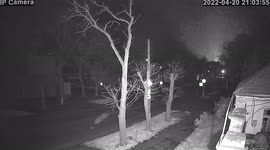 Night shelling of the city of Nikolaev in Ukraine