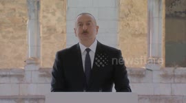 Aliyev says Baku won't recognise Armenia's territorial integrity unless a peace deal is signed