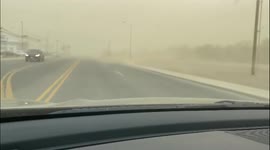 US: Strong Winds Bring Dusty Haze To Parts Of New Mexico 2
