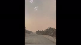 Strong winds bring dusty haze and Mars-like landscape to parts of New Mexico