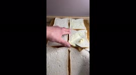 Bread and butter cheese and onion bites