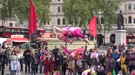 St George's Day celebrations in Trafalgar Square: Tea for Two by Levantes Dance Theatre