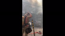 Montreal firefighters suit up before bravely taking on major blaze