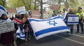 Zionists stage counter-protest at al-Quds Day demonstration in London