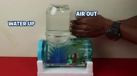 Amazing Mini Aquarium For Desk | Make DIY Vertical Aquarium At Home