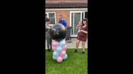 'Mom-to-be's guess proven right during sweet gender reveal party'