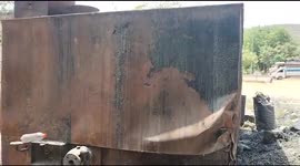 Watch-Near to death Goat stuck in heated Tar given new life by animal lovers