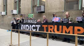 Protesters Call For Contempt Ruling Against Trump, NY