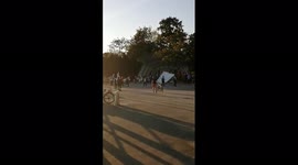 Protest in Friedrichshafen befor voting.  01. September 2021.