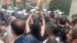 Crowds and chaos at Istanbul protest against 'politically motivated' Gezi Park trial verdicts