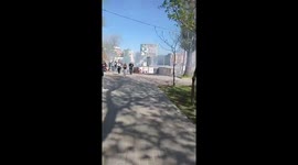 Two people reportedly injured as pro-Ukraine rally dispersed in Russia-controlled Kherson, Ukraine