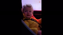 'Forget haunted houses, this toddler gets chills going through a CAR WASH 
'