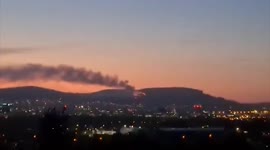 Fire breaks out on Cavehill in Belfast, Northern Ireland